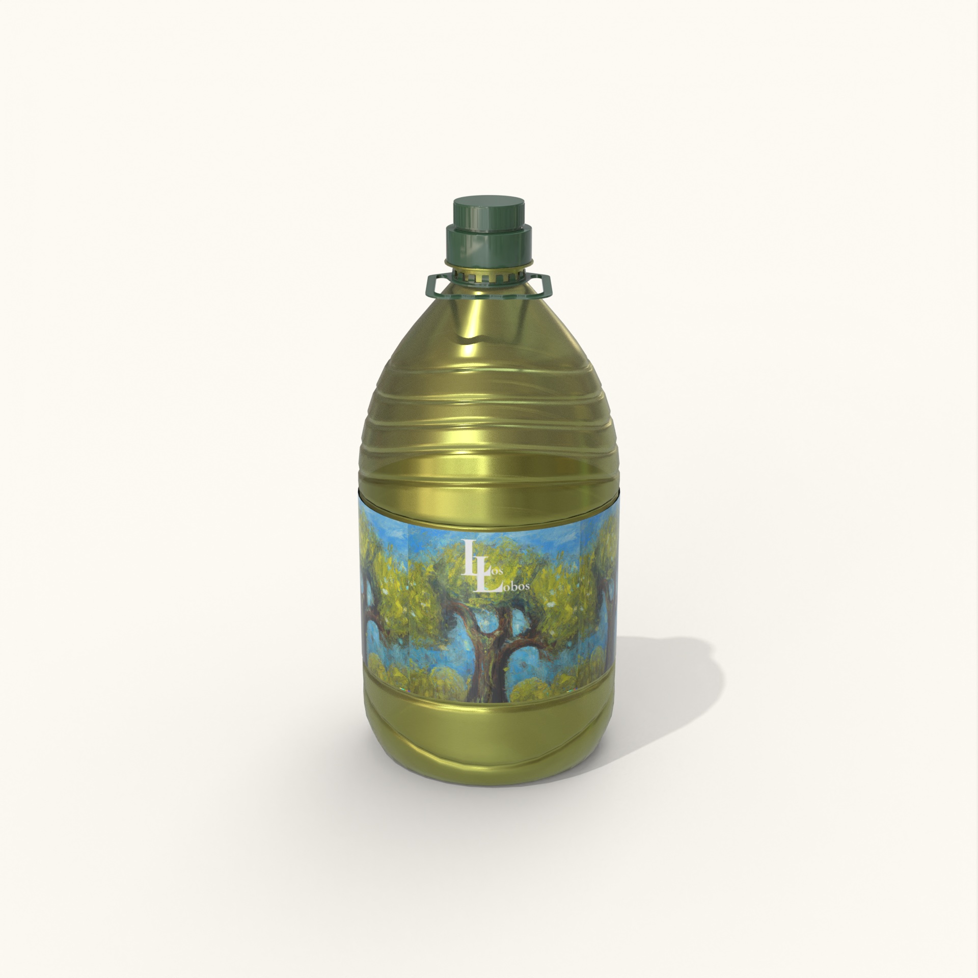 los lobos extra virgin olive oil 5L blank